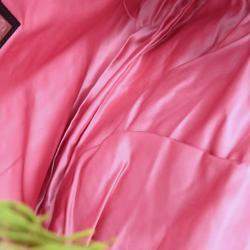 Pre Owned Fendi Brown Canvas Beads Embroidered Tote Handbag