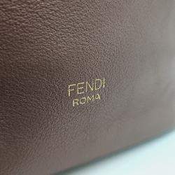 Pre Owned Fendi Pink Leather Montrezo Bucket Bag