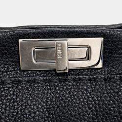 Pre Owned Fendi Leather Selleria Peekaboo Regular