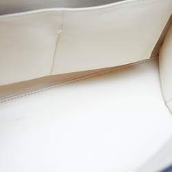 Pre Owned Fendi 3Jours Medium Brown/Off White Leather Tote