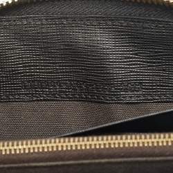 مملوكة مسبقًا Fendi Zip Black Leather Continental Wallet