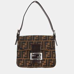 مملوكة مسبقًا Fendi Brown Canvas Zucca Handbag