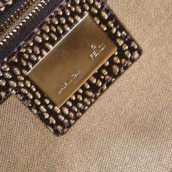 مملوكة مسبقًا Fendi Brown Canvas Zucca Baguette Handbag
