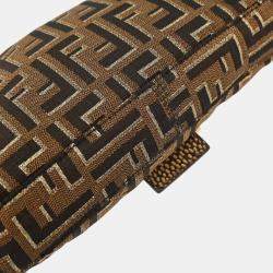 مملوكة مسبقًا Fendi Brown Canvas Zucca Baguette Handbag