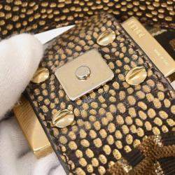 مملوكة مسبقًا Fendi Brown Canvas Zucca Baguette Handbag