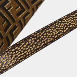 مملوكة مسبقًا Fendi Brown Canvas Zucca Baguette Handbag