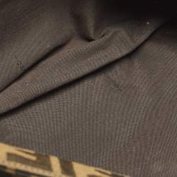 مملوكة مسبقًا Fendi Mia Flap Tobacco Zucca Canvas and Patent Leather Shoulder Bag