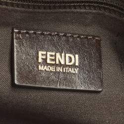 مملوكة مسبقًا Fendi Mia Flap Tobacco Zucca Canvas and Patent Leather Shoulder Bag