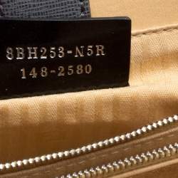 Pre Owned Fendi Grey Two Tone Leather Mini 2Jours Tote