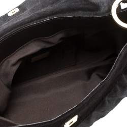 Pre Owned Fendi Dark Brown Pony Hair Chef Shoulder Bag