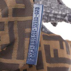 Pre Owned Fendi Grey Limited Edition Beaded Spy Bag