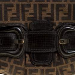 Pre Owned Fendi Tobacco Zucca Canvas B Bis Shoulder Bag 
