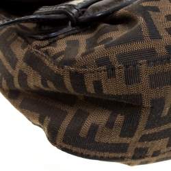 Pre Owned Fendi Tobacco Zucca Canvas B Bis Shoulder Bag 