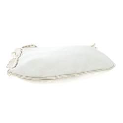 Fendi Ivory Selleria Leather Small Oyster Hobo