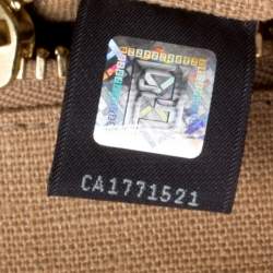 Pre Owned حقيبة فندي بيكابوو جلد أسود وجلد ثعبان مبطن كبيرة بيد علوية