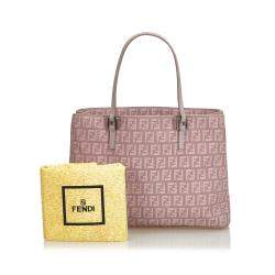 مملوكة مسبقًا حقيبة يد فندي كانفاس زوكينو بنفسجي