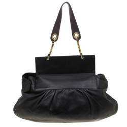 Fendi Black Leather To You Convertible Shoulder Bag