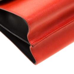 Pre Owned Fendi Tri Color Textured Leather Small Demi Jour Top Handle Bag