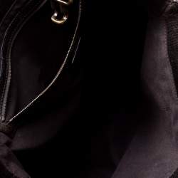 Pre Owned Fendi Dark Brown/Shimmer Gold Leather De Jour Media Crisp Satchel