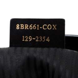 Pre Owned Fendi Black Zucchino Patent Leather Chiusura Tote