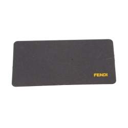 Pre Owned Fendi Dark Brown Pebbled Leather Spy Bag