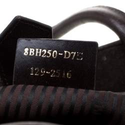 Pre Owned Fendi Dark Brown Leather Medium 2jours Tote