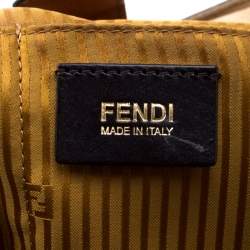 Pre Owned Fendi Caramel Brown Leather Medium 2jours Tote