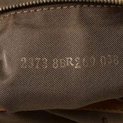 Pre Owned Fendi Beige Zucchino Canvas and Leather Hobo