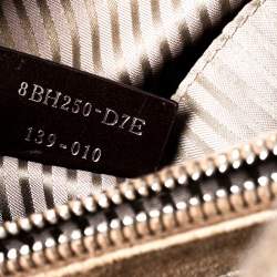 Pre Owned Fendi Dark Beige Leather Medium 2jours Tote