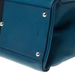 Pre Owned Fendi Bi Color Leather 3 Jours Tote