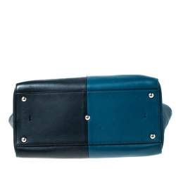 Pre Owned Fendi Bi Color Leather 3 Jours Tote