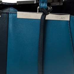 Pre Owned Fendi Bi Color Leather 3 Jours Tote