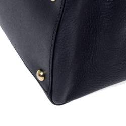 Pre Owned Fendi Black Leather Medium 2Jours Tote