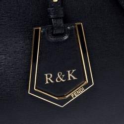 Pre Owned Fendi Black Leather Medium 2Jours Tote