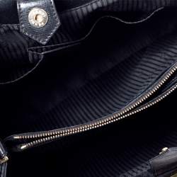 Pre Owned Fendi Black Leather Medium 2Jours Tote