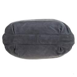 Pre Owned Fendi Grey Nubuck Leather Hobo