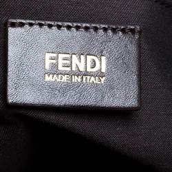 Pre Owned Fendi Grey Nubuck Leather Hobo