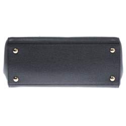 Pre Owned Fendi Grey Leather Mini 2jours Tote