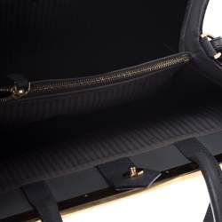 Pre Owned Fendi Grey Leather Mini 2jours Tote