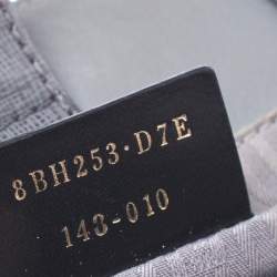 Pre Owned Fendi Grey Leather Mini 2jours Tote