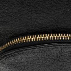 Pre Owned Fendi Black Leather Mini Front Pocket Bag