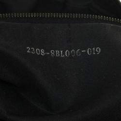 Pre Owned Fendi Black Zucca Canvas East/West Satchel Bag