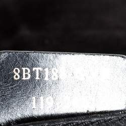 Pre Owned Fendi Blue/Black Leather Silvana Top Handle Bag