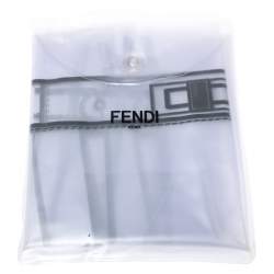 Pre Owned Fendi Brown Leather Medium Peekaboo Top Handle Bag