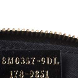 Pre Owned Fendi Black Leather Pochette Crossbody Bag