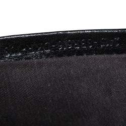 Pre Owned Fendi Black Textured fabric Large Mia Shoulder Bag