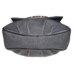 Pre Owned Fendi Black Canvas Mia Flap Bag