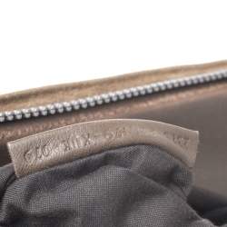 Pre Owned Fendi Brown Suede and Leather To You Clutch Bag