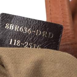 Pre Owned Fendi Brown Suede Chain Handle Tote