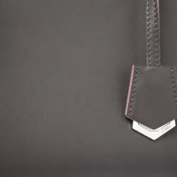 Pre Owned Fendi Dark Grey Leather Mini 3Jours Tote